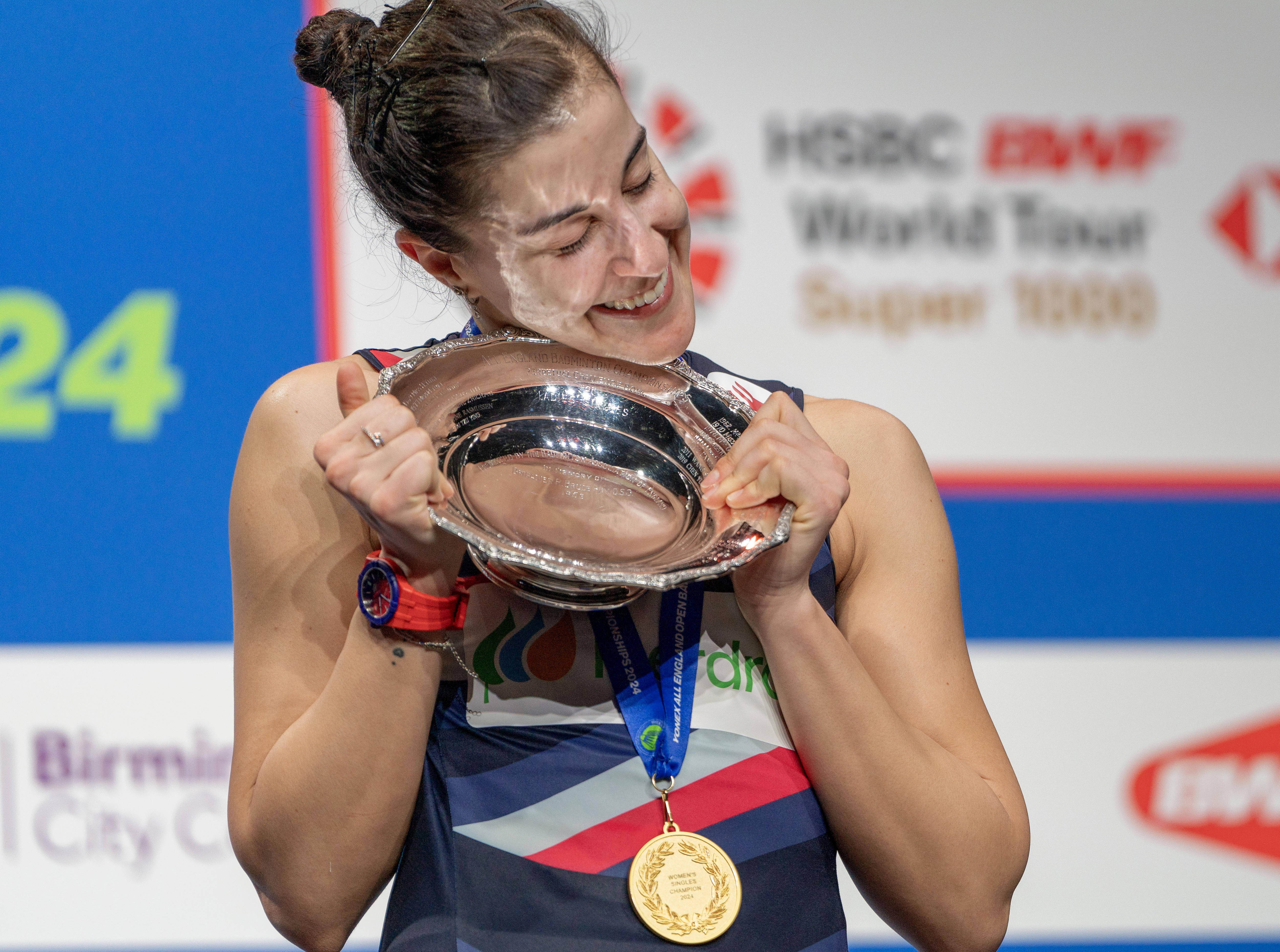 法国羽毛球队碾压丹麦羽毛球队，马琳绝境逆转