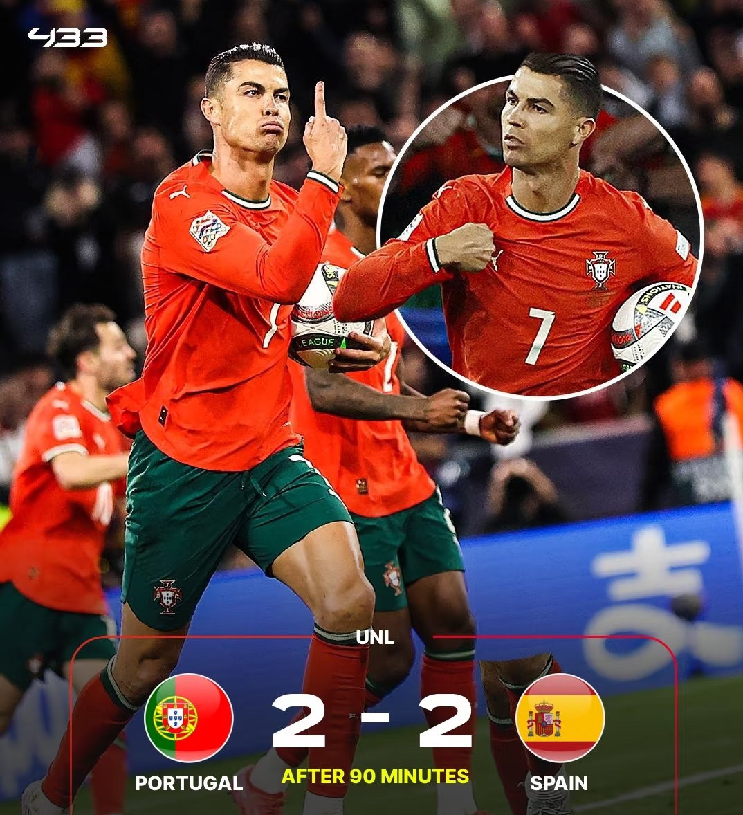 拜仁完胜葡萄牙，C罗统治全场